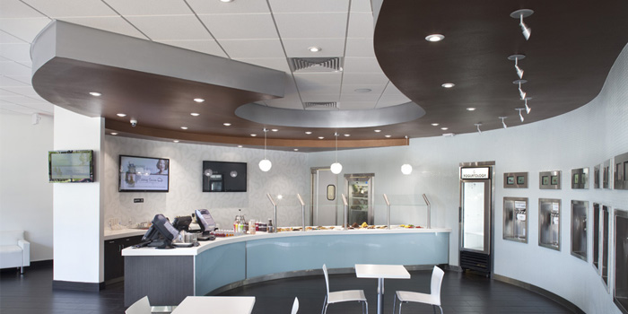 Освещение кафе